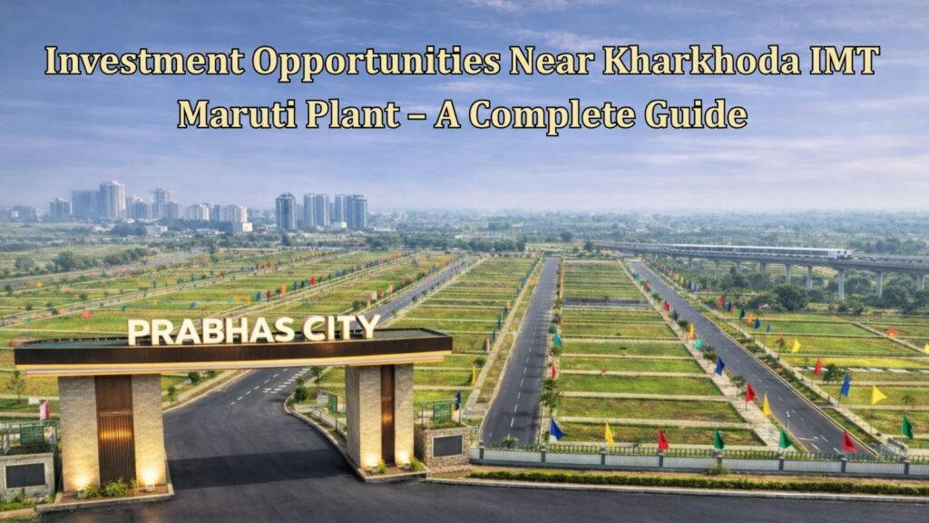Investment Opportunities Near Kharkhoda IMT Maruti Plant Turn Today’s Land Into Tomorrow’s Wealth